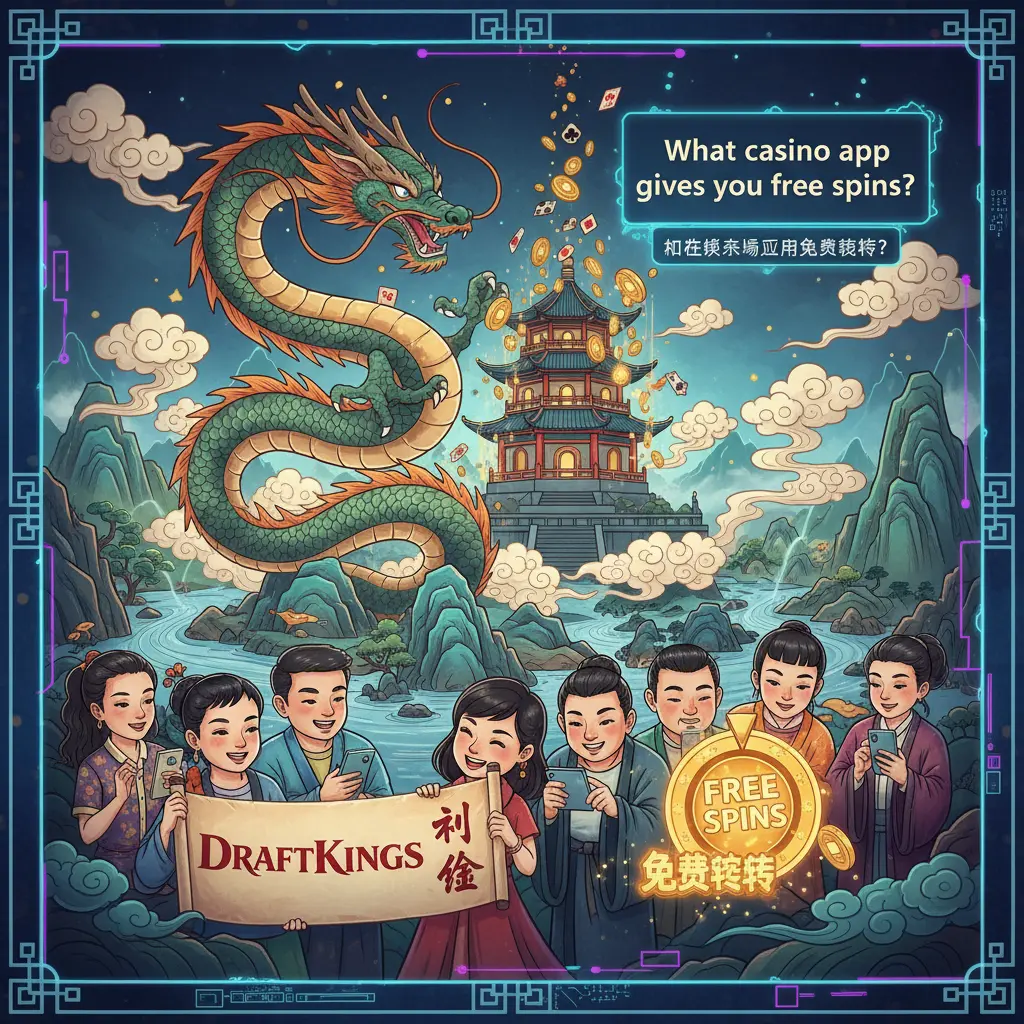 What casino app gives you free spins? - DraftKings
